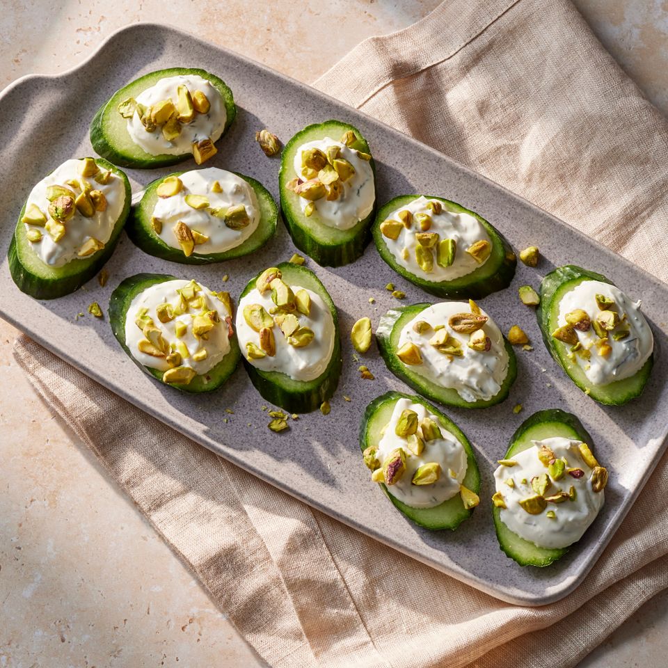 an image of the Tzatziki Cucumber Slices
