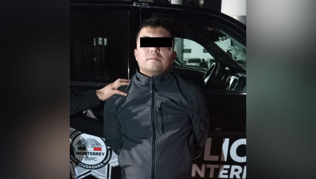 Detienen a hombre por presuntamente golpear a su pareja en Monterrey