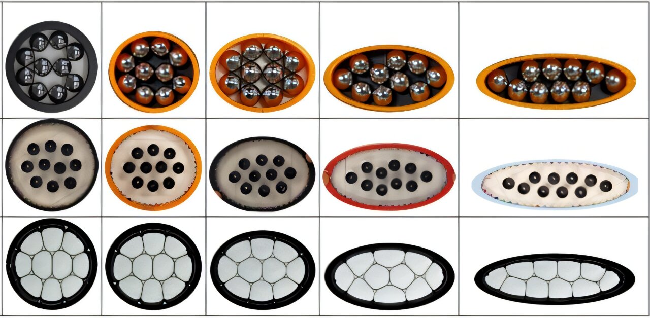 Diverse particles form identical geometric patterns when confined ...