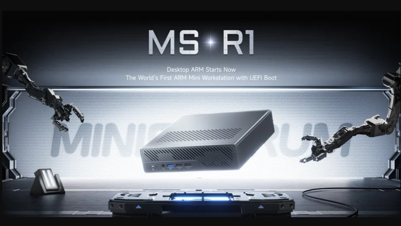 Tiny ARM mini PC offers 45 TOPS AI, dual 10GbE, and expandable storage