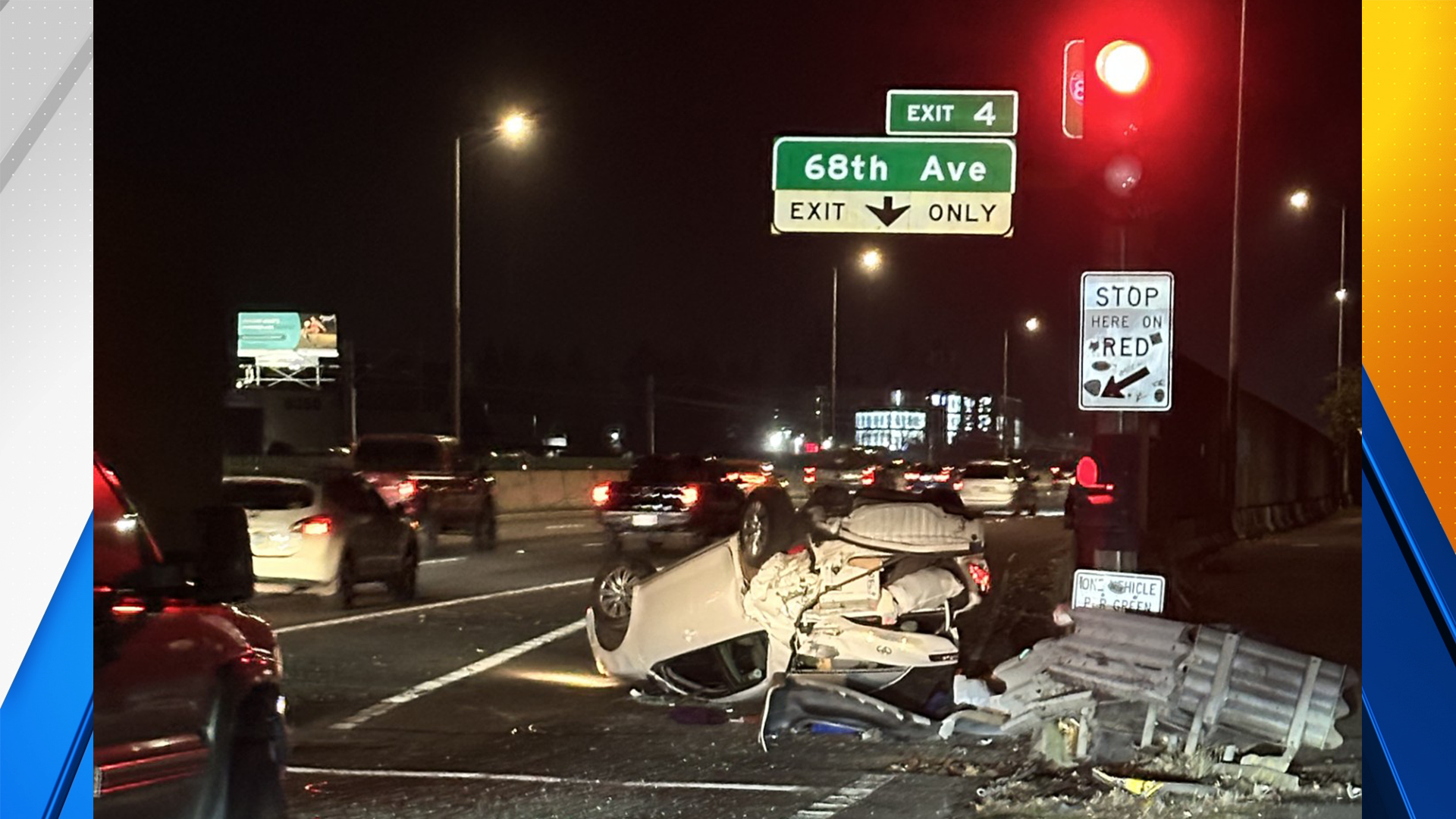 Alleged hit-and-run crash closes I-84 onramp in NE Portland Tuesday evening
