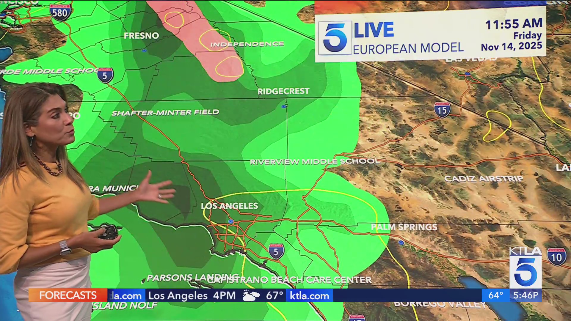 Ktla 5 News Weather Forecast Wednesday Nov 12 2025