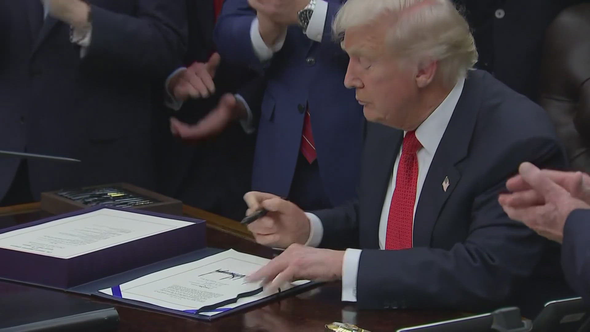 President Trump signs government funding bill, ending shutdown after a ...