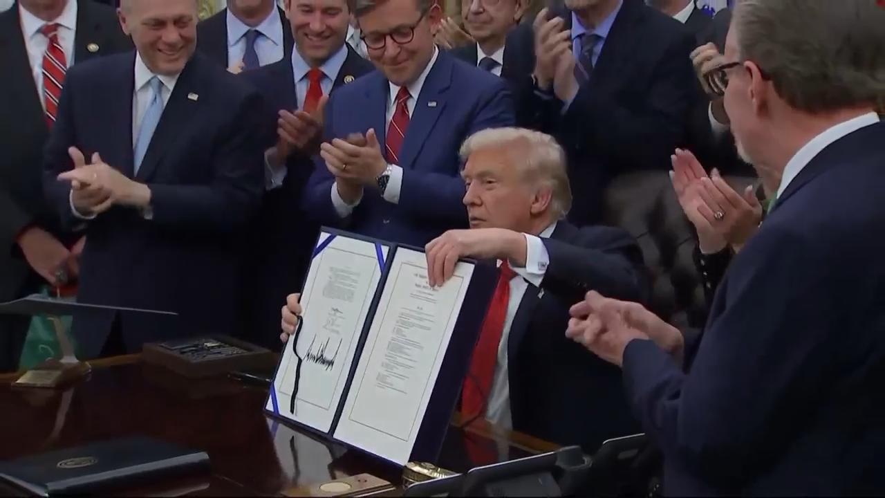 Trump signs government funding bill, ending shutdown after a record 43 ...
