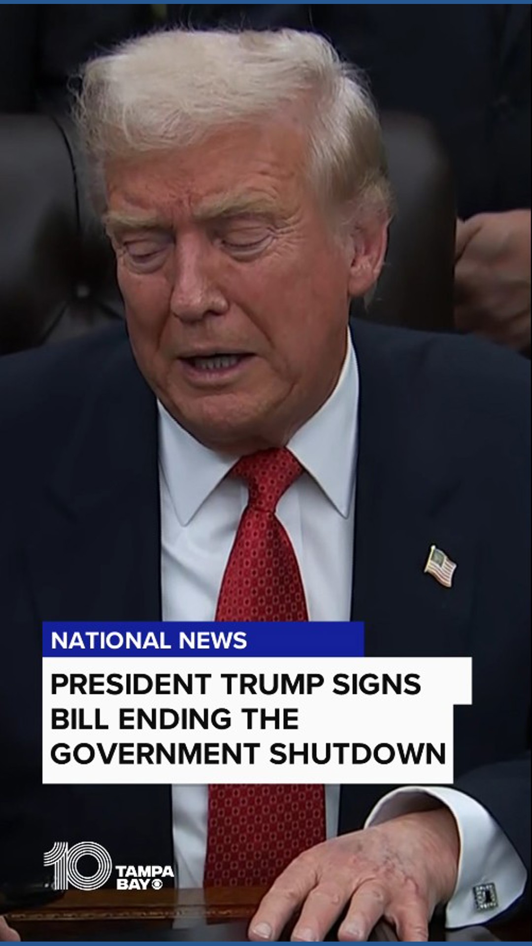 President Trump signs bill ending government shutdown