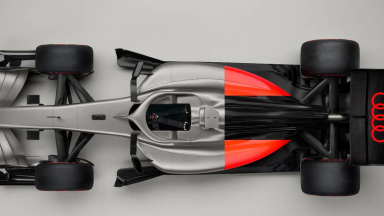 Audi reveals R26 F1 concept car as ambitious target set