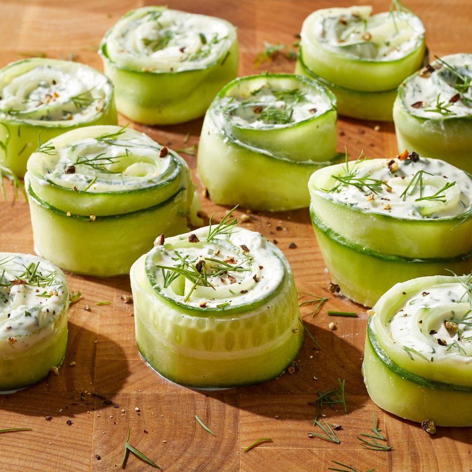 a recipe photo of the Cucumber Cream Cheese Roll