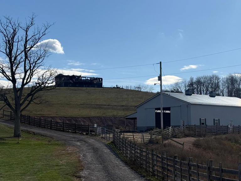 PHOTOS: Home destroyed by fire in Bedford County