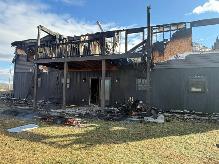 PHOTOS: Home destroyed by fire in Bedford County