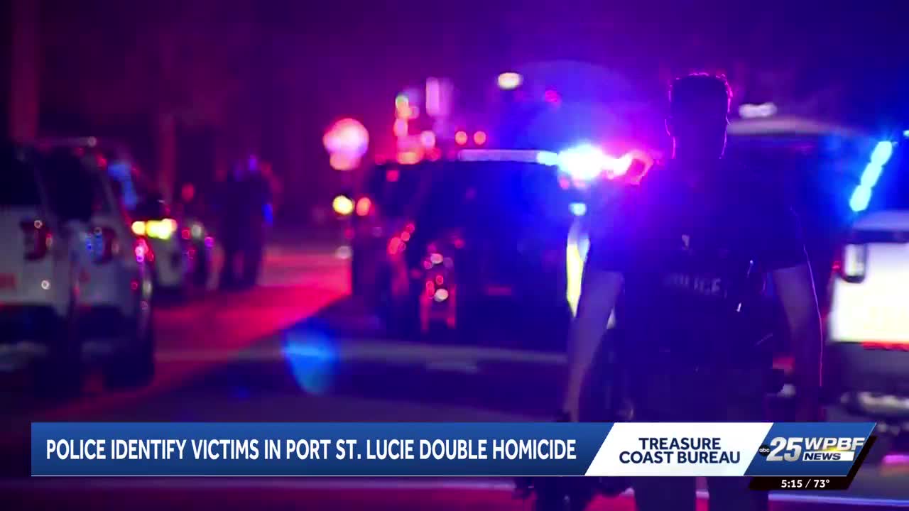 Port St. Lucie Police release names of victims of double-homicide shooting