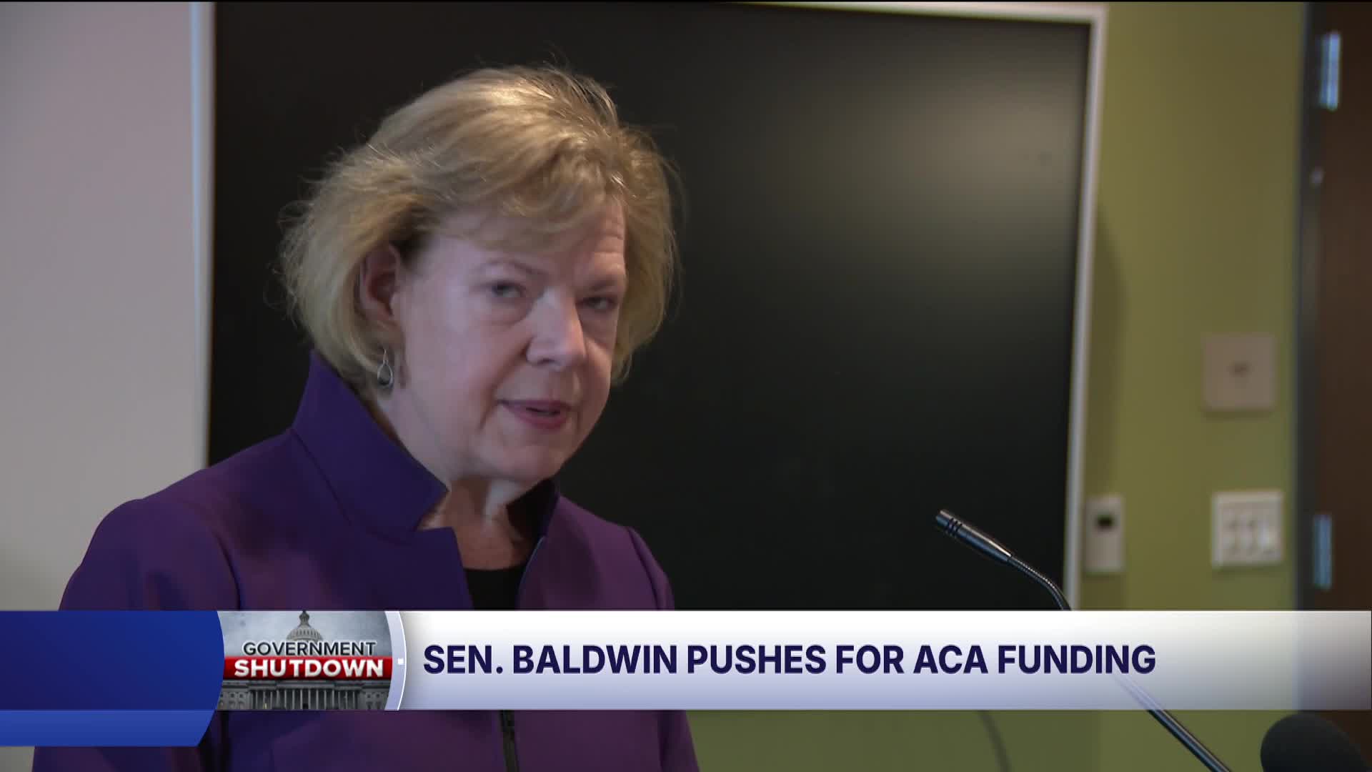 Sen. Baldwin pushes for ACA funding