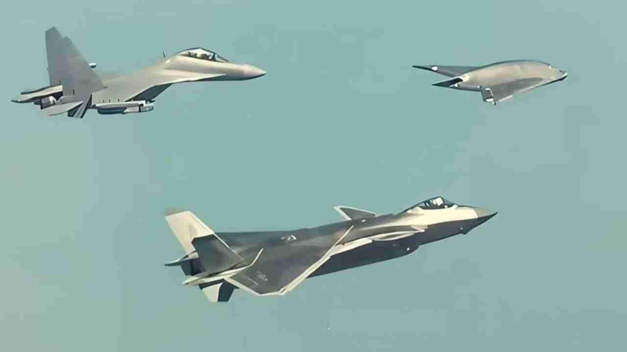 China unveils stealth drone GJ-11 “Mysterious Dragon” in flight with J ...