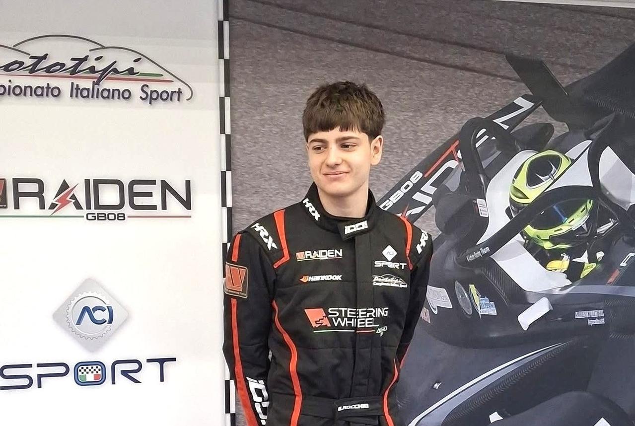A 15 anni su una monoposto, orgoglio Rocchio