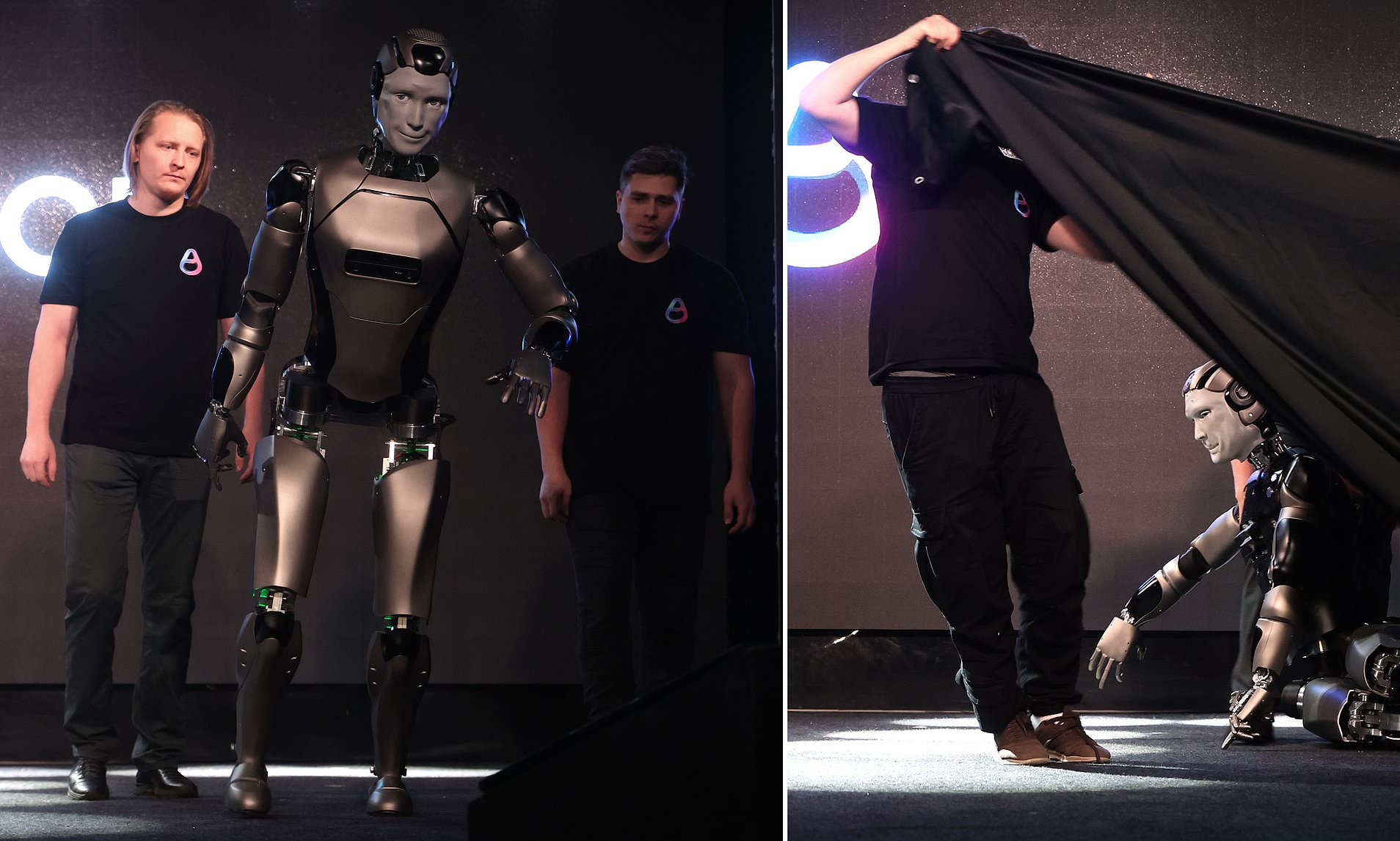 Russia unveils humanoid AI robot that immediately collapses on stage