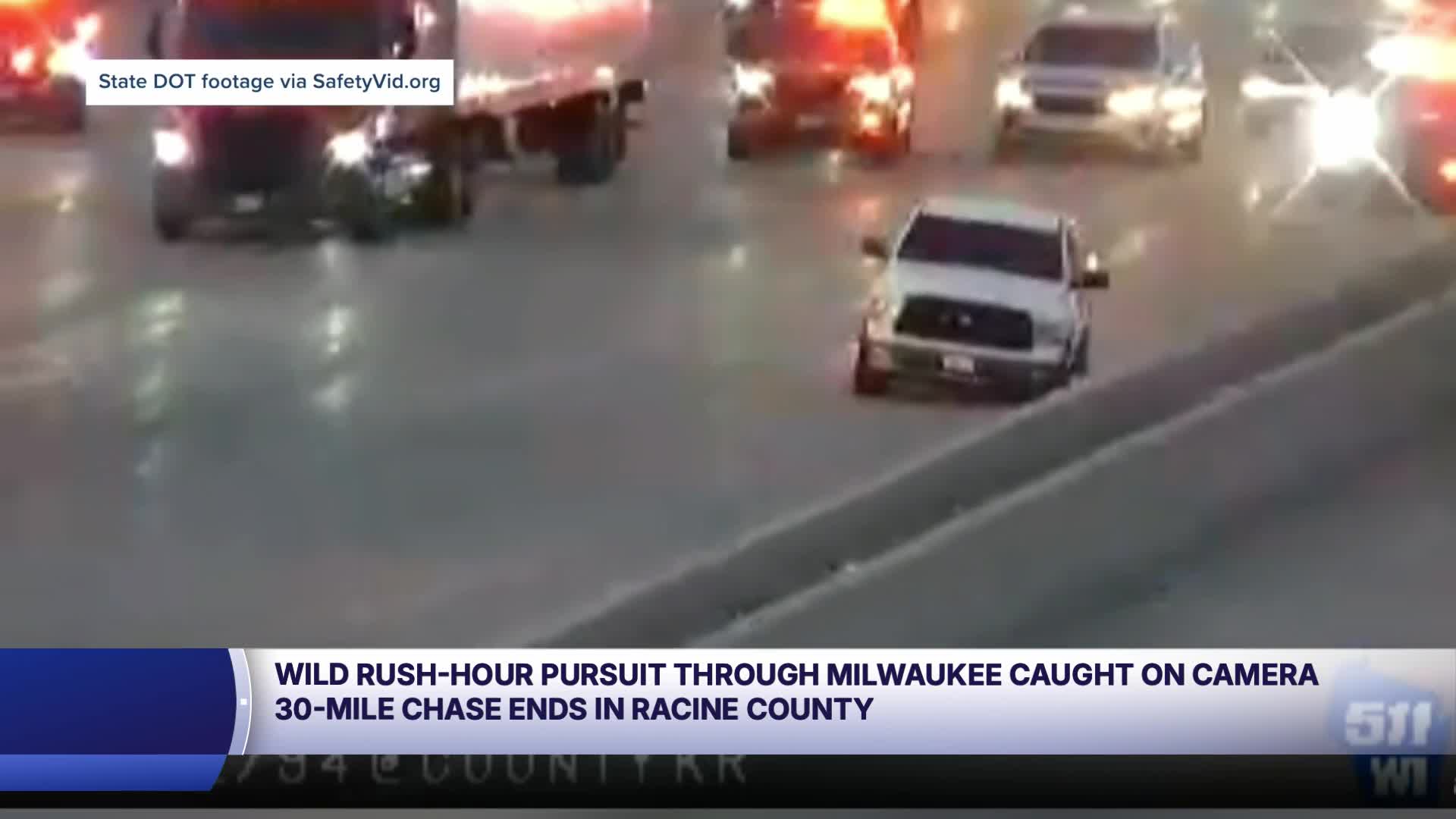Man arrested after high speed chase, crash