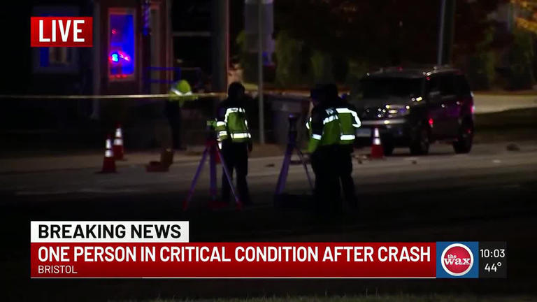 Man in critical condition after being struck by car in Bristol