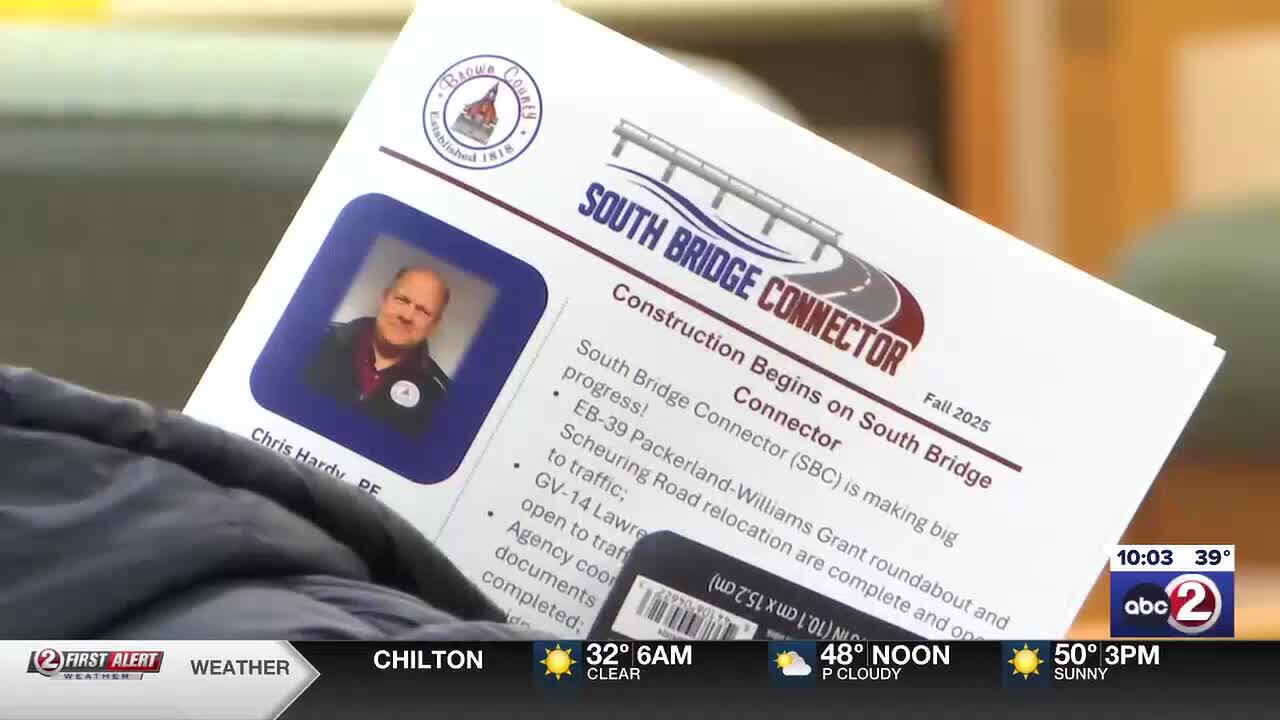 Brown County residents receive updates on South Bridge Connector project