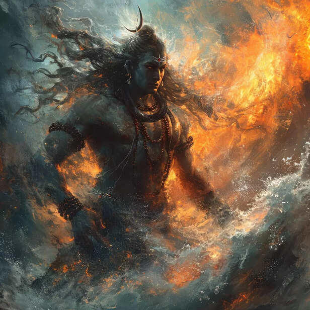 The Forgotten Battle Between Brahma and Vishnu And Shiva’s Fiery Judgment