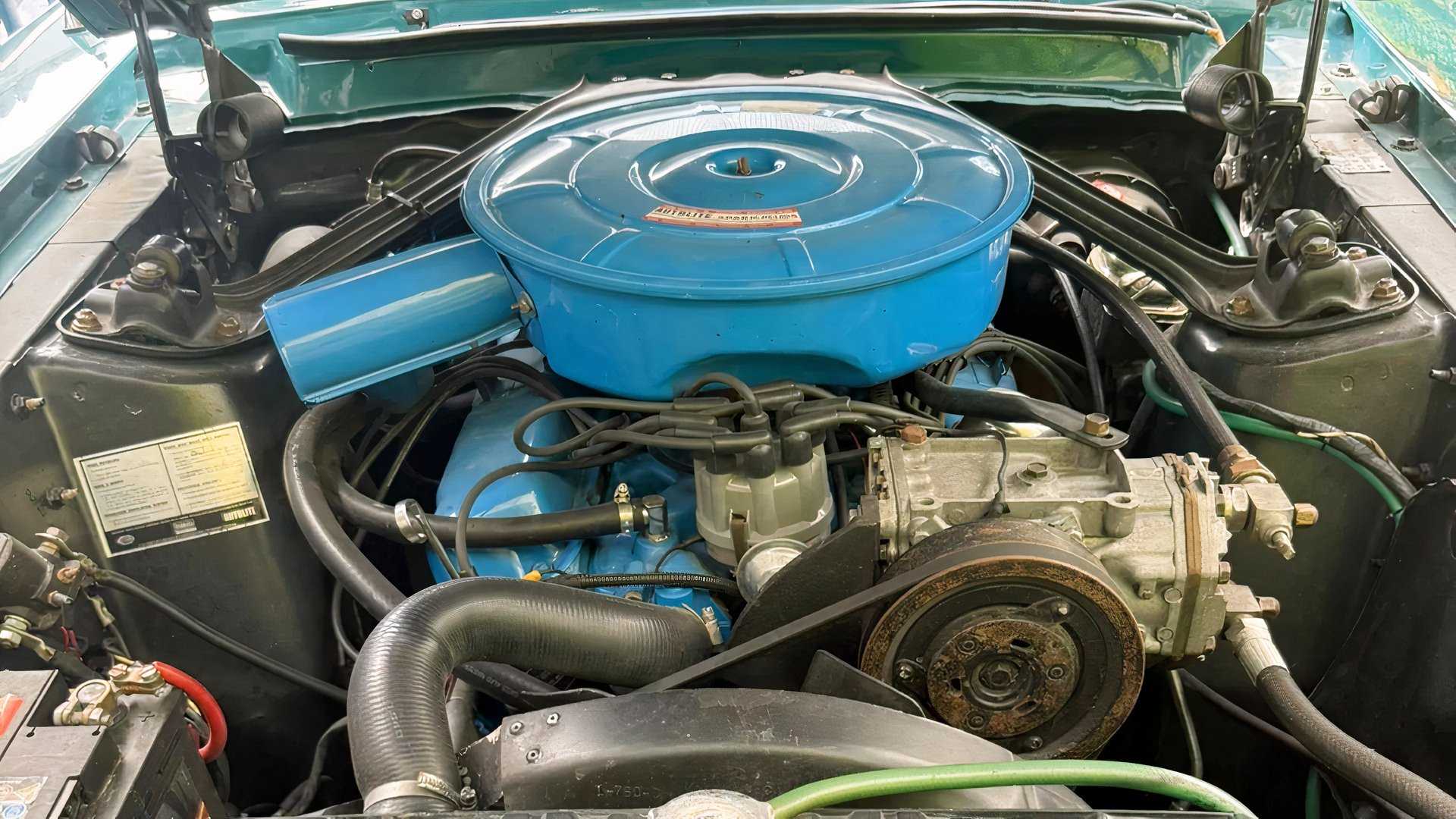 1967 Zagato Ford Mustang engine pic