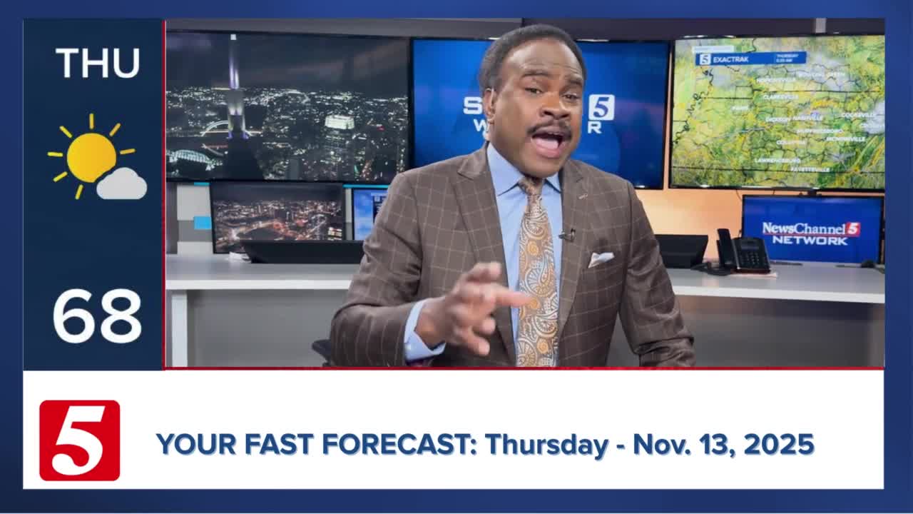 Fast Forecast: Thursday, November 13, 2025