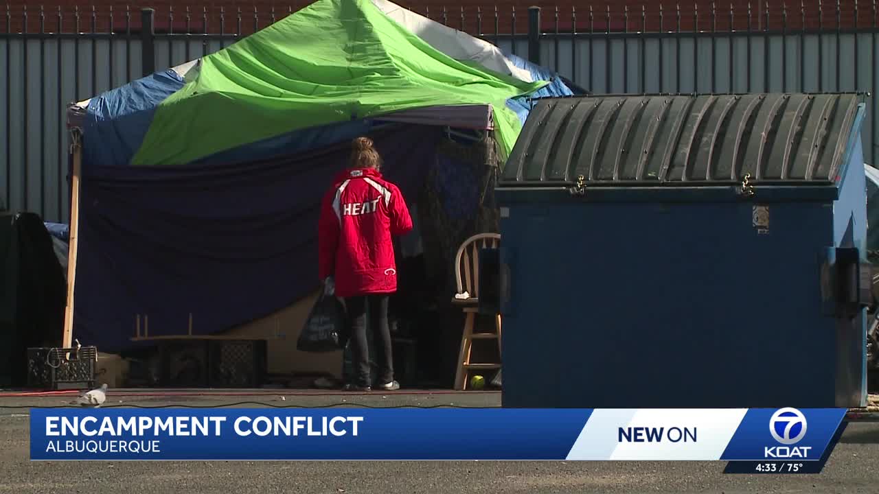 Albuquerque bookstore faces city action over homeless encampment