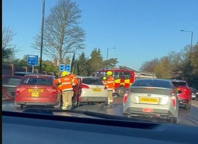 Two in hospital after morning crash on major Doncaster road