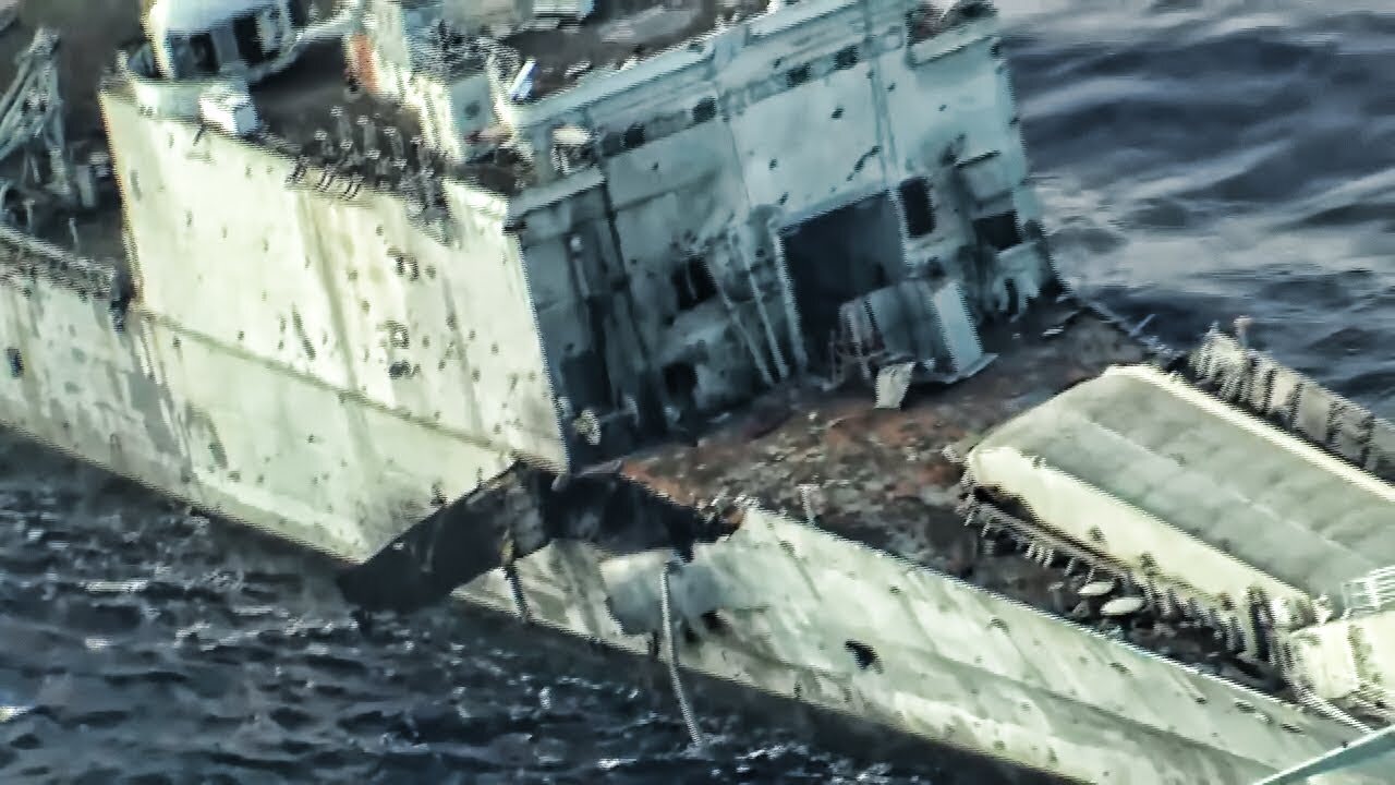 Missiles And Torpedo Sink Ship • SINKEX RIMPAC 2018