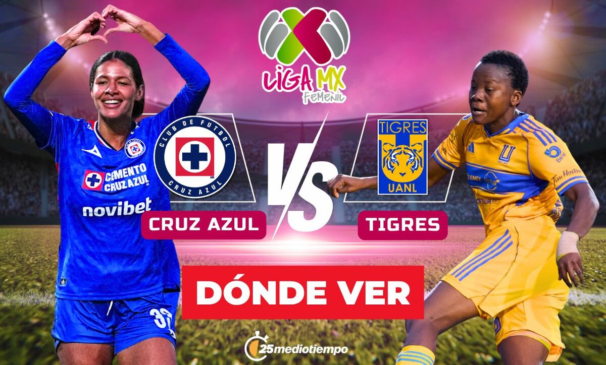 Cruz Azul vs. Tigres EN VIVO. Semifinal Ida Liga MX Femenil 2025 HOY