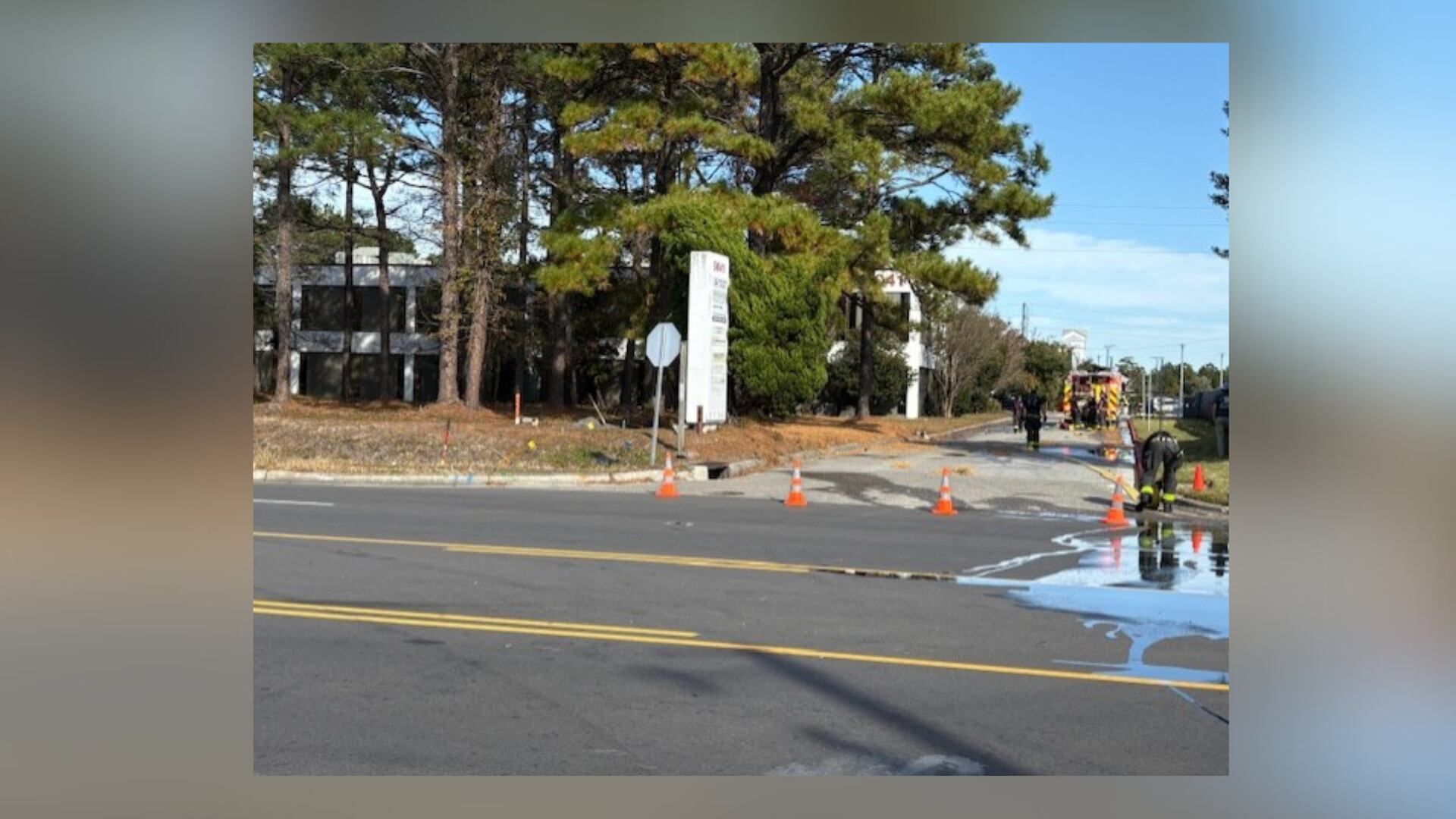 Evacuations lifted as crews secure gas leak on New Centre Drive