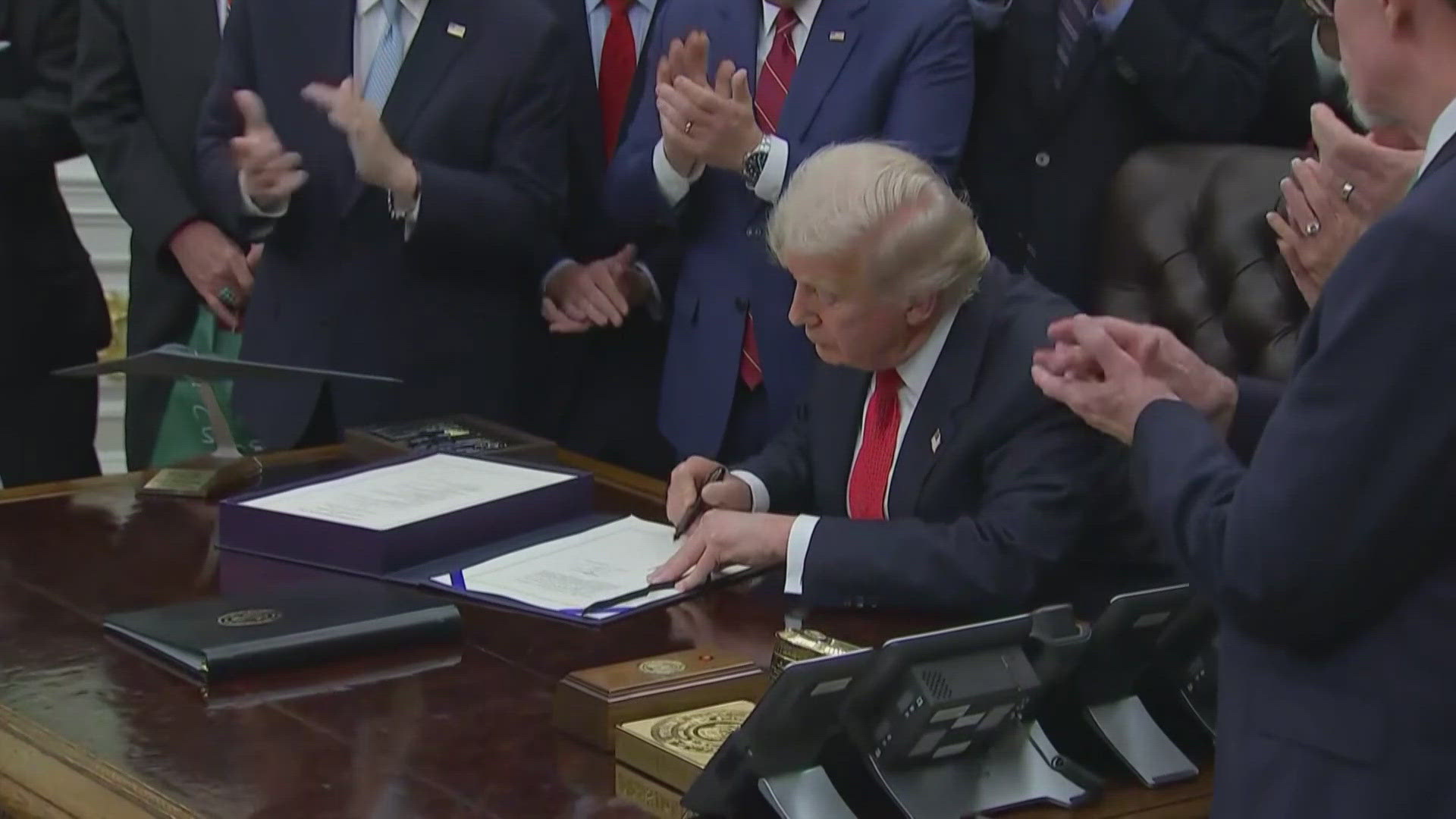 President Trump signs bill ending government shutdown