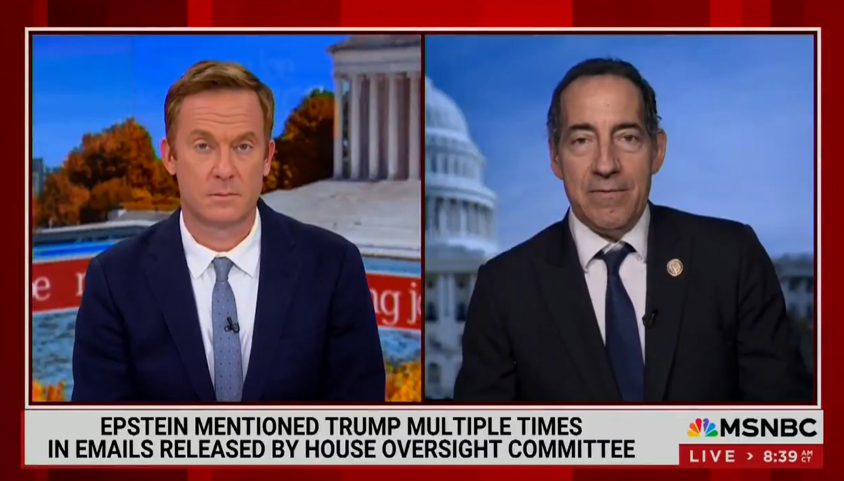 Raskin Says Trump-Epstein Email Dumps Prove the DOJ Is ‘Deliberately ...