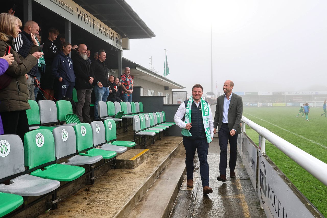 Andrew Parsons / Kensington Palace Prince William visits Mousehole AFC on Nov. 13, 2025