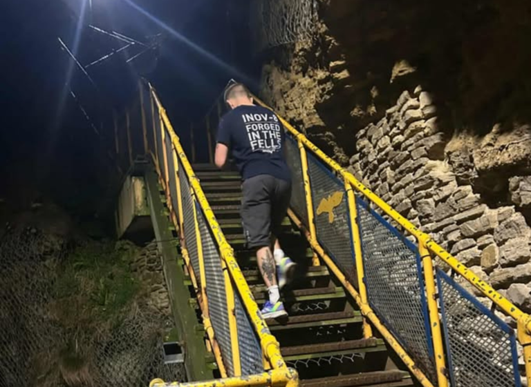 I climbed more than the height of Mount Everest at the Marsden Grotto steps