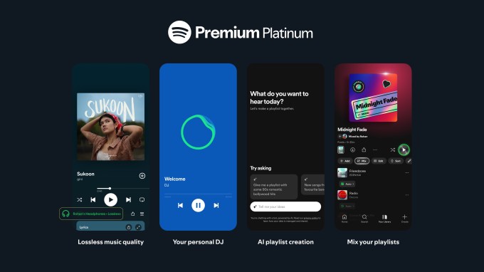 Spotify introduces a Premium Platinum plan with lossless access in five ...