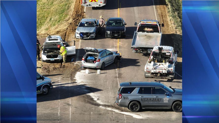 Two injuries reported after crash near Harrisburg, road back open
