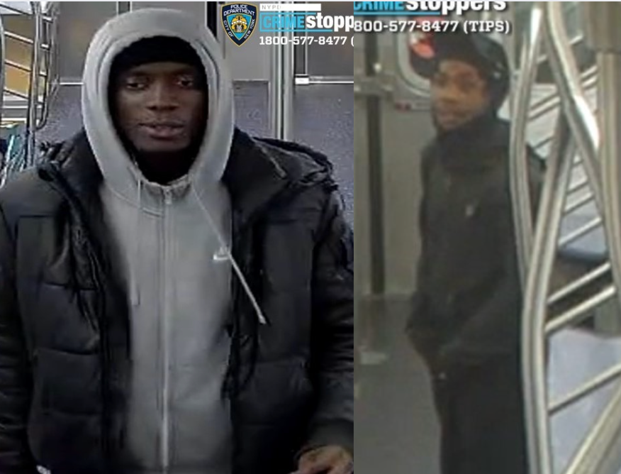 Men wanted for slashing, umbrella attacks in Brooklyn subway stations