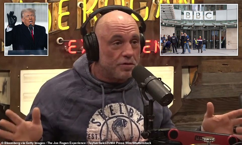 Joe Rogan blasts the BBC over editing of Trump speech