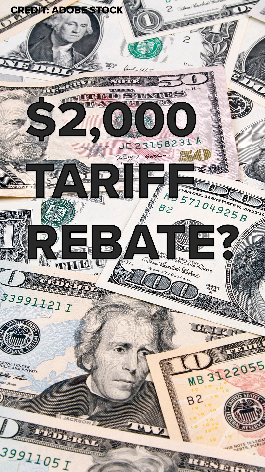 Are you going to get a $2,000 tariff check?
