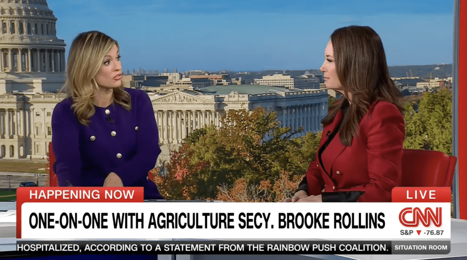 CNN host cuts off Trump official in fiery exchange
