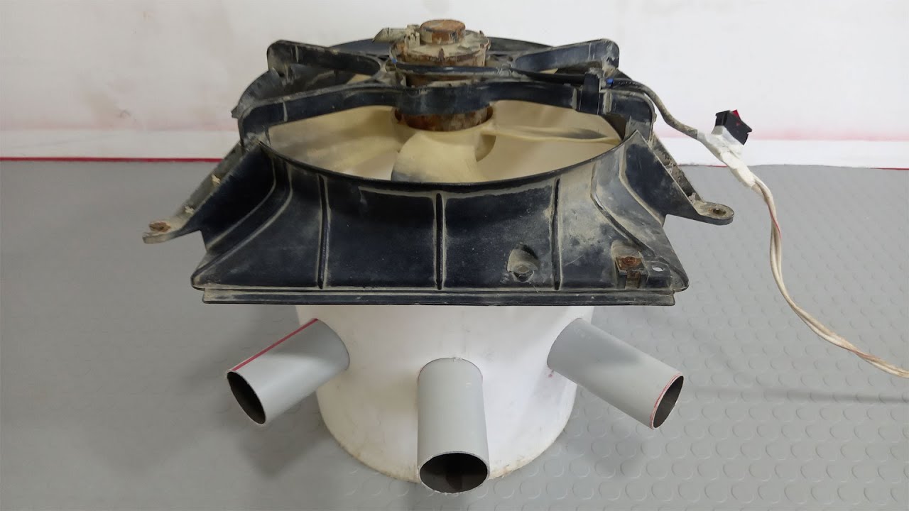 Genius inventions! Few people know about the car cooler fan job
