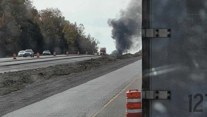All lanes of I-57 in Williamson Co. reopen after semi truck fire