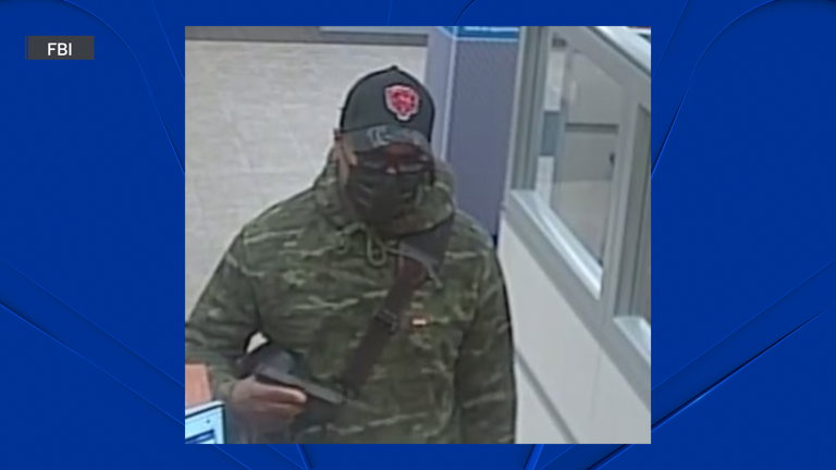 FBI releases images of man wanted for bank robbery in western suburb of ...