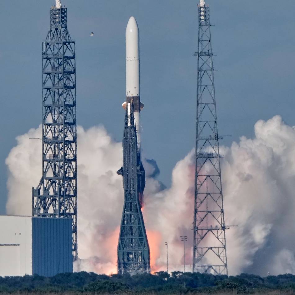 Riesen-Rakete von Bezos gestartet – Booster gelandet