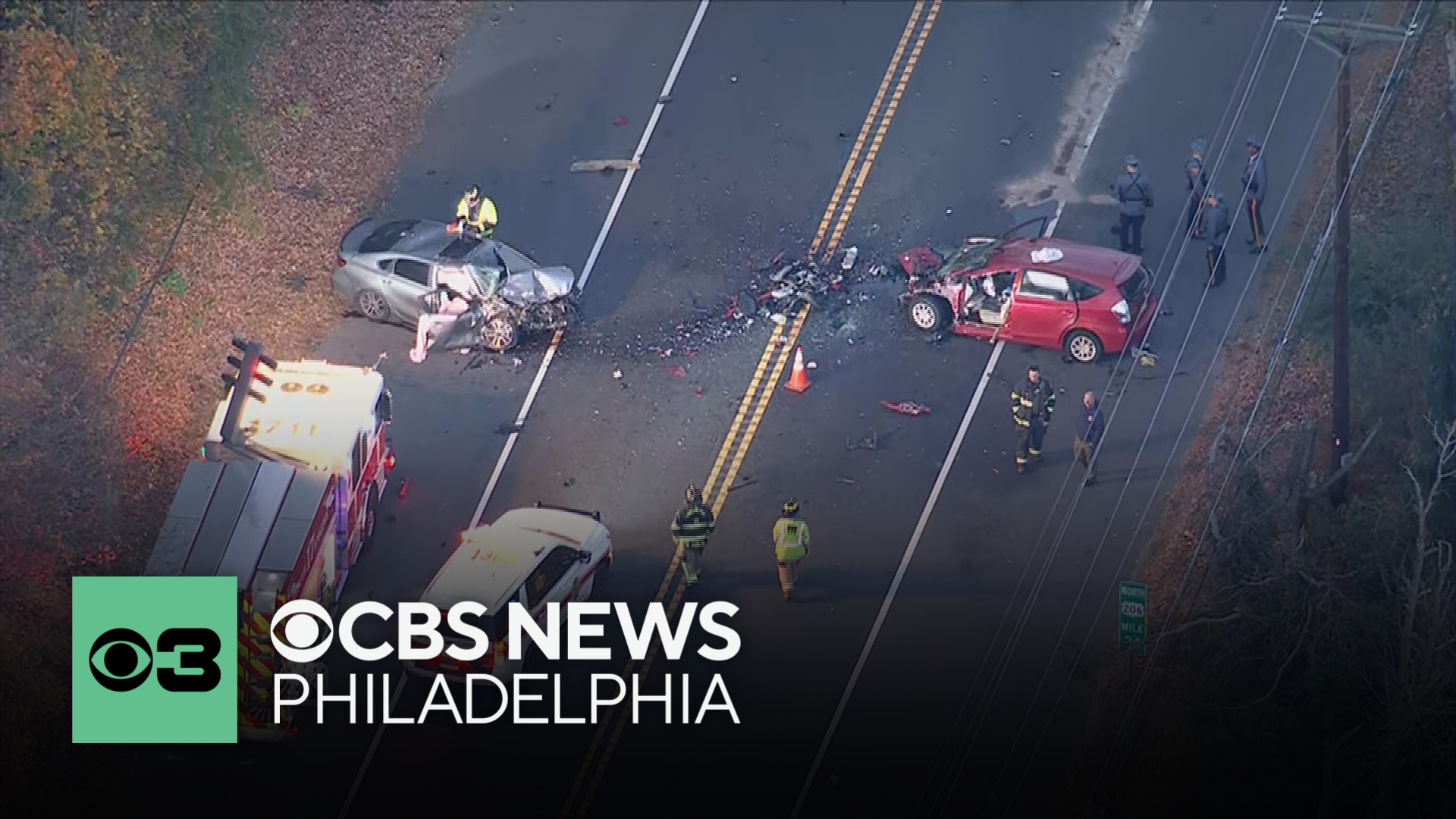 1 dead, 2 injured in crash on Route 206 in New Jersey