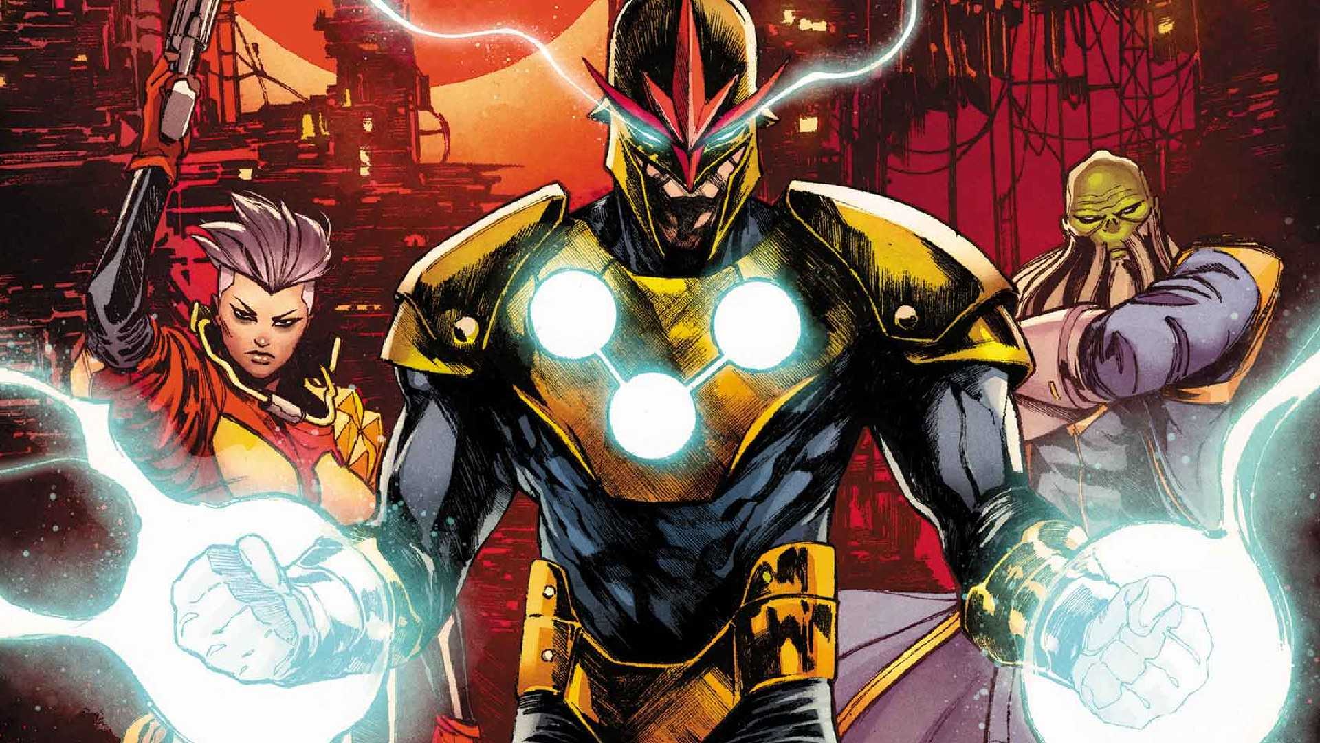 nova centurion cover showing nova's new crew