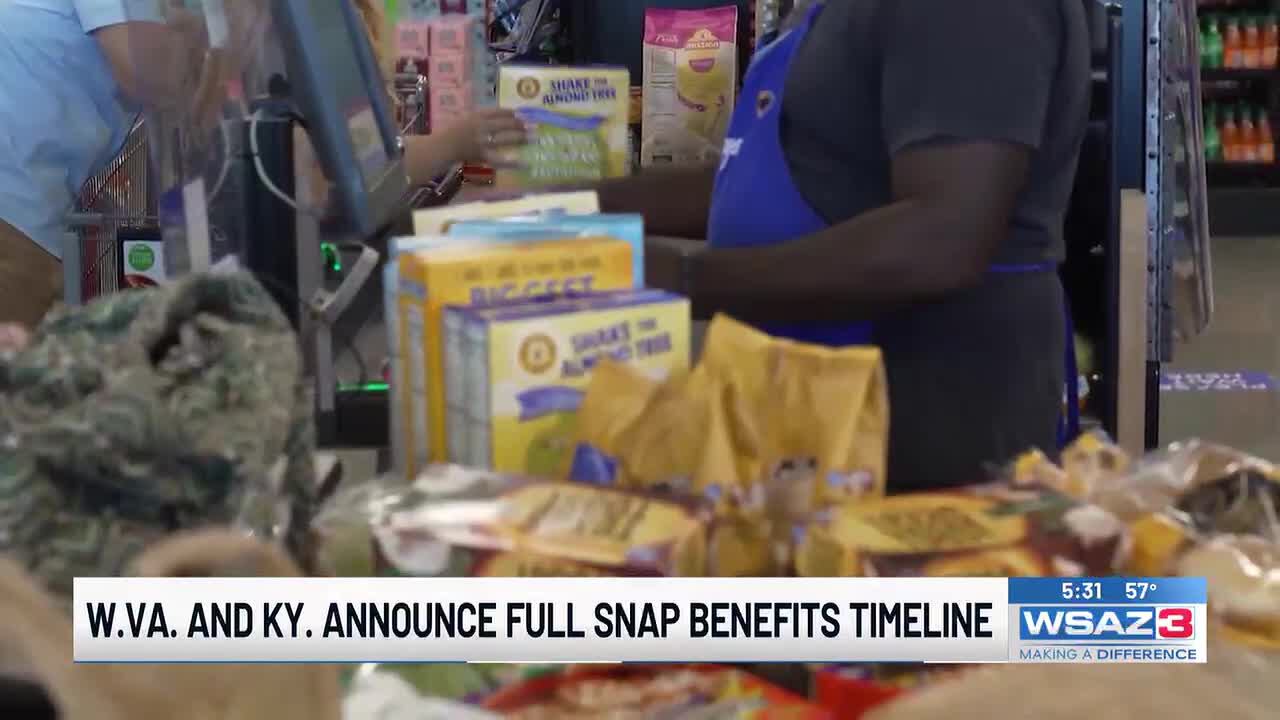 West Virginia releases full SNAP benefits, Ky. and Ohio in progress