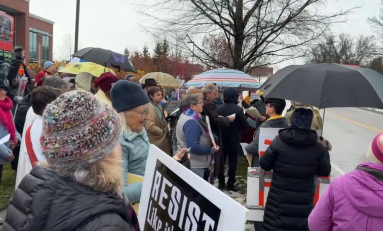 Faith groups hold protest and prayer at Williston Homeland Security ...