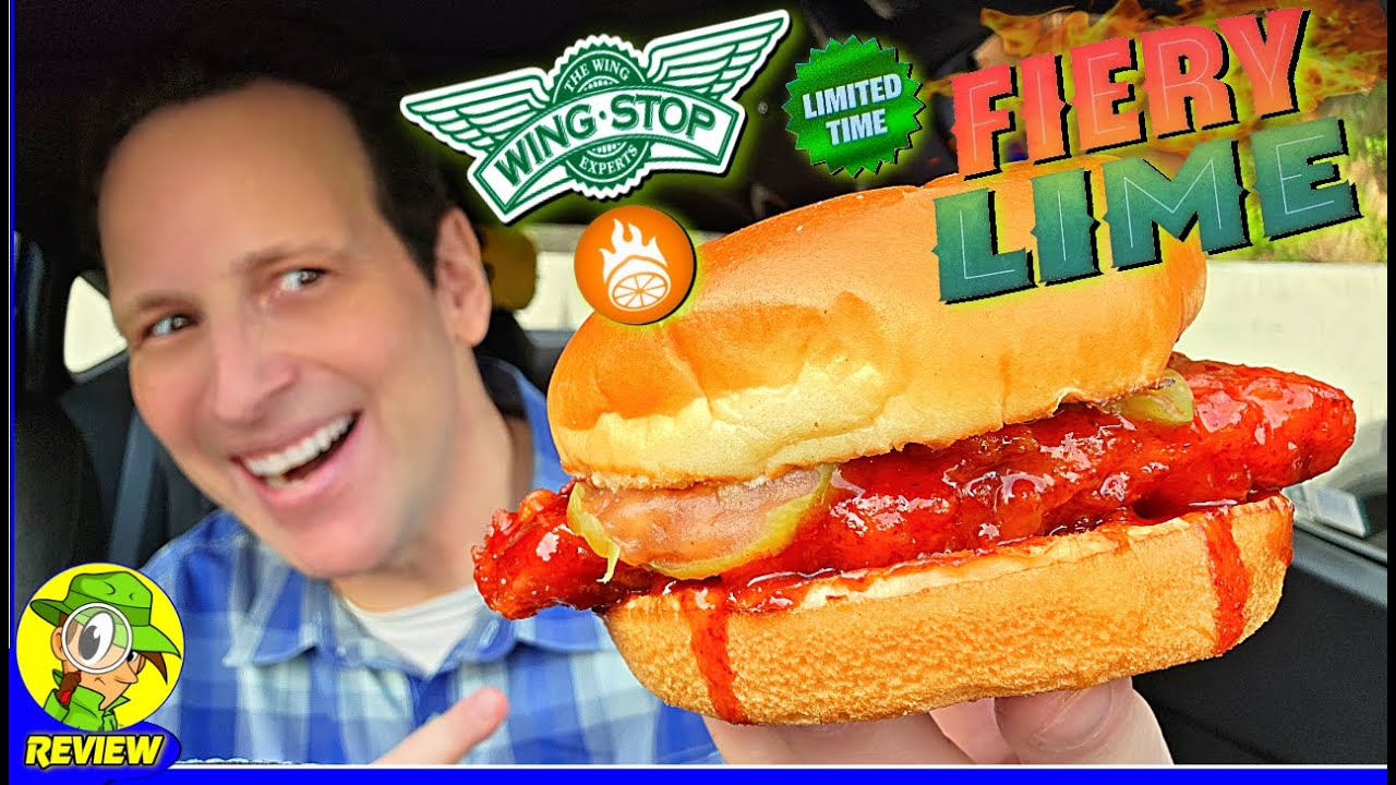 Wingstop® Fiery Lime Chicken Sandwich Review: Hot, Tangy & Fiery!