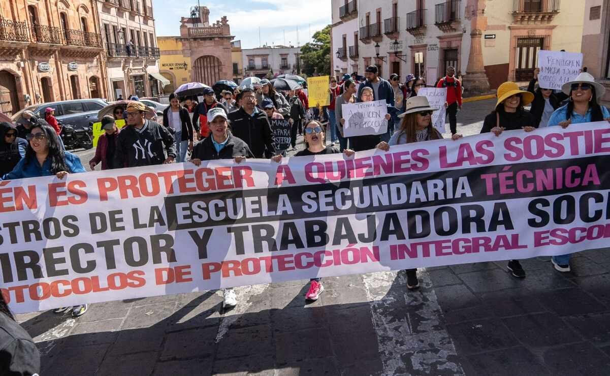 Maestros inician paro de labores de 48 horas en varios estados del país