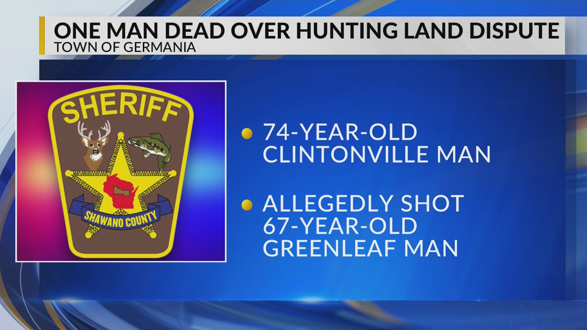 74-year-old Clintonville man arrested after alleged fatal shooting in ...